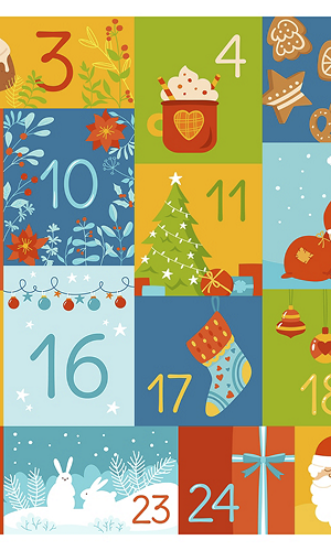 Christmas December advent calendar New year poster countdown numbered template, Christmas December advent calendar New year poster countdown numbered template