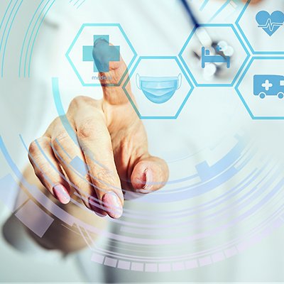 Female Doctor With Stethoscope On Isolated Background