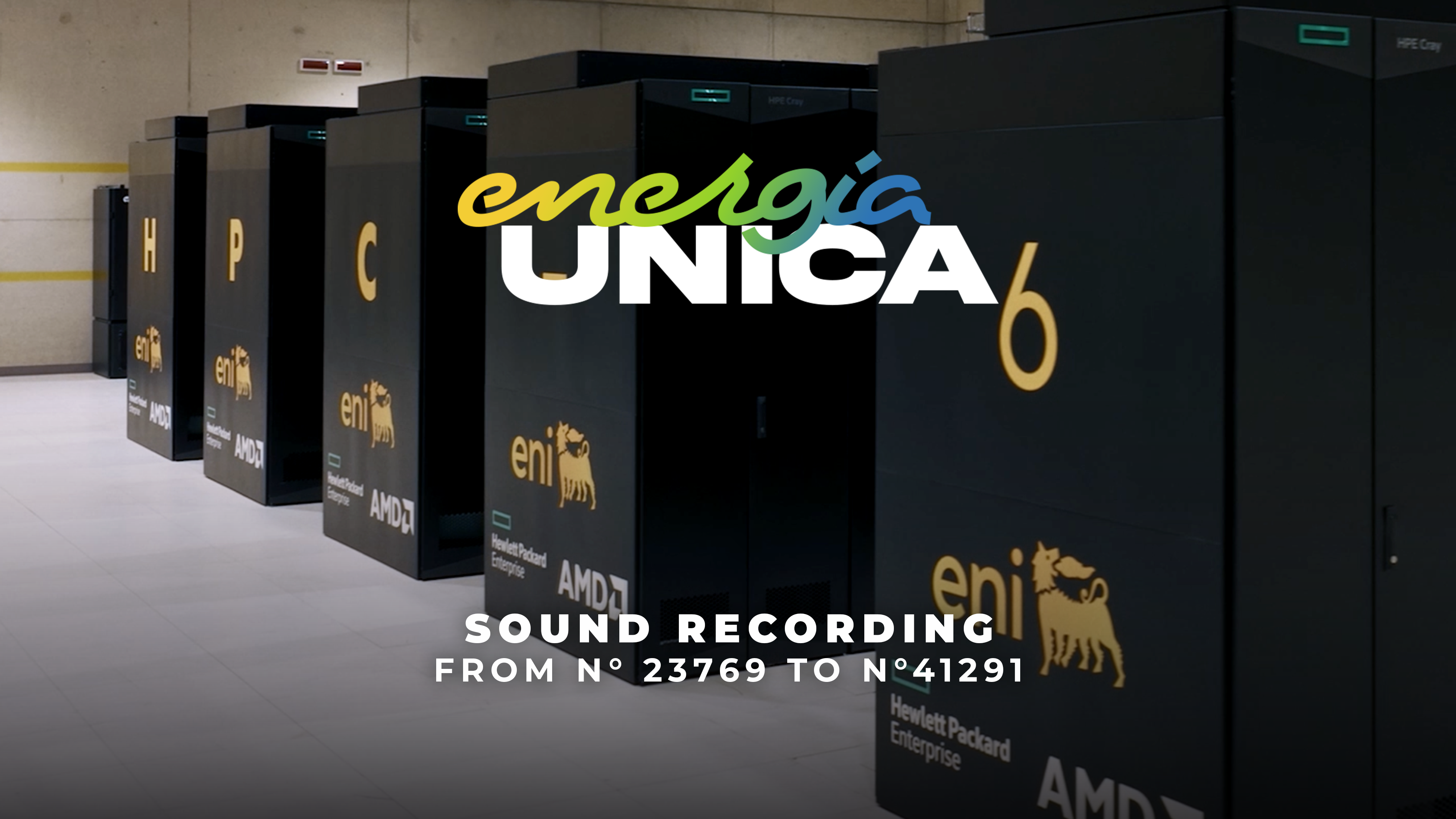 Energia Unica – Sound recording from n°23769 to n°41291