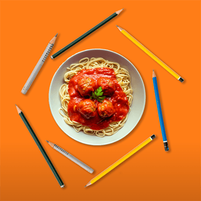 Condire la pasta… con una matita!